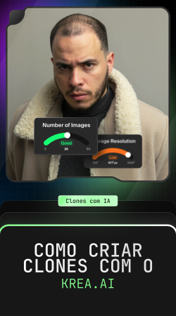 Como criar clones com Krea.AI